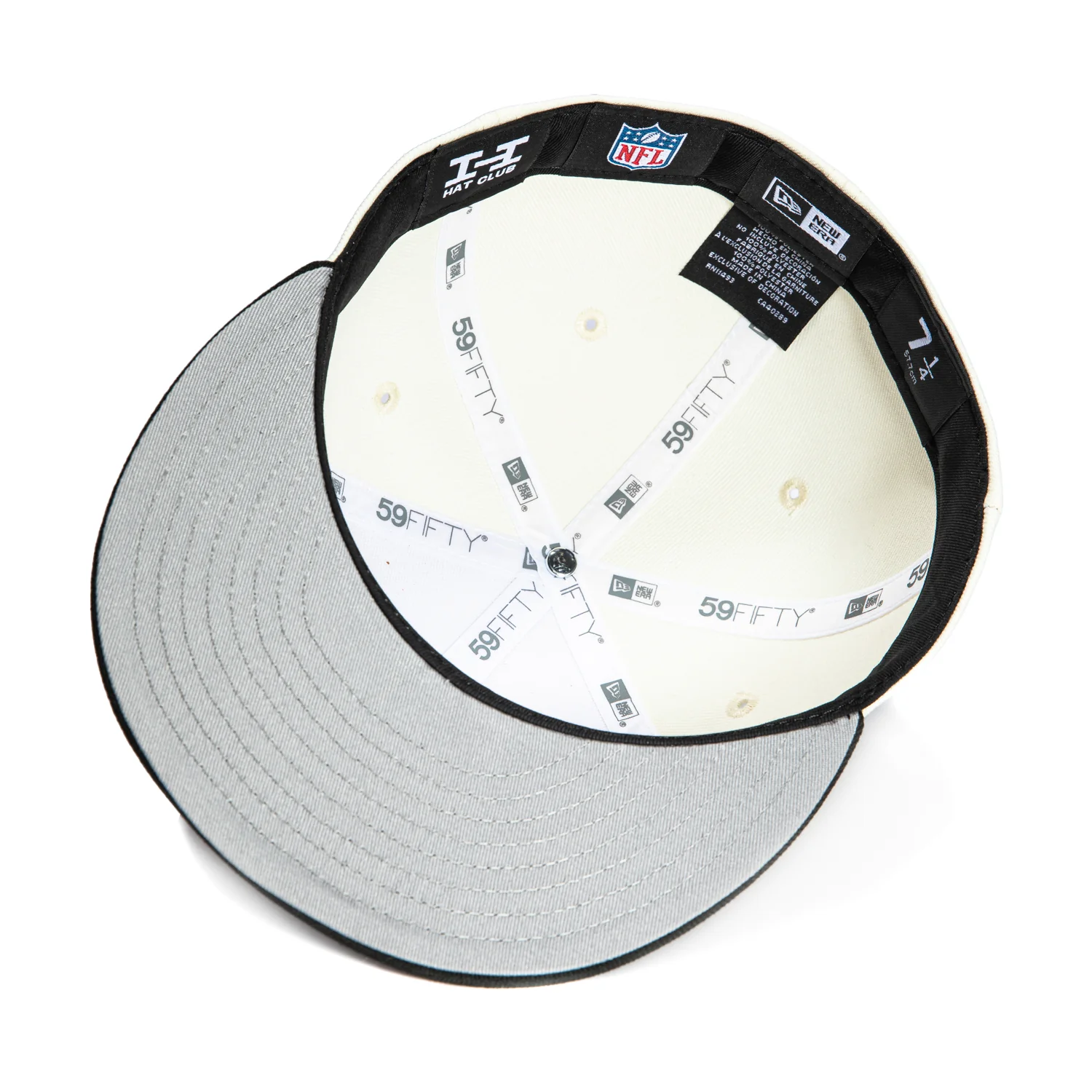 New Era 59Fifty San Francisco 49ers Rivalry Word Hat - White, Black - Image 2