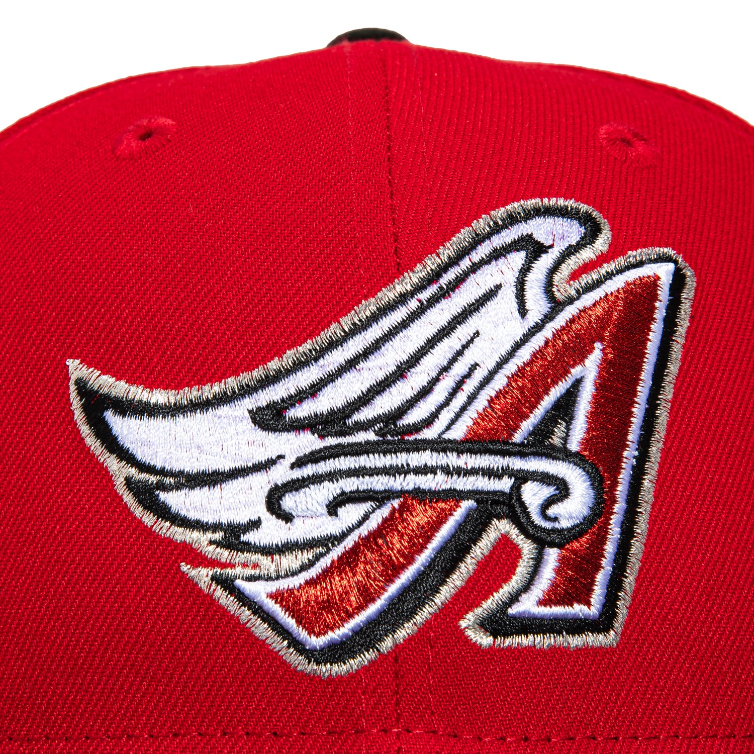 New Era 59Fifty Los Angeles Angels 50th Anniversary Patch Hat - Red, Black - Image 4