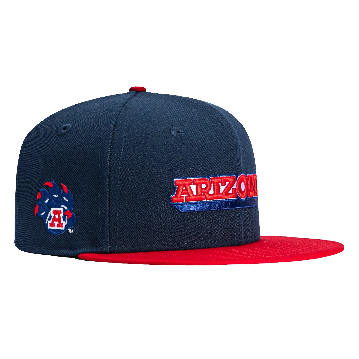 New Era 59Fifty Arizona Wildcats Logo Patch Word Hat - Navy, Red