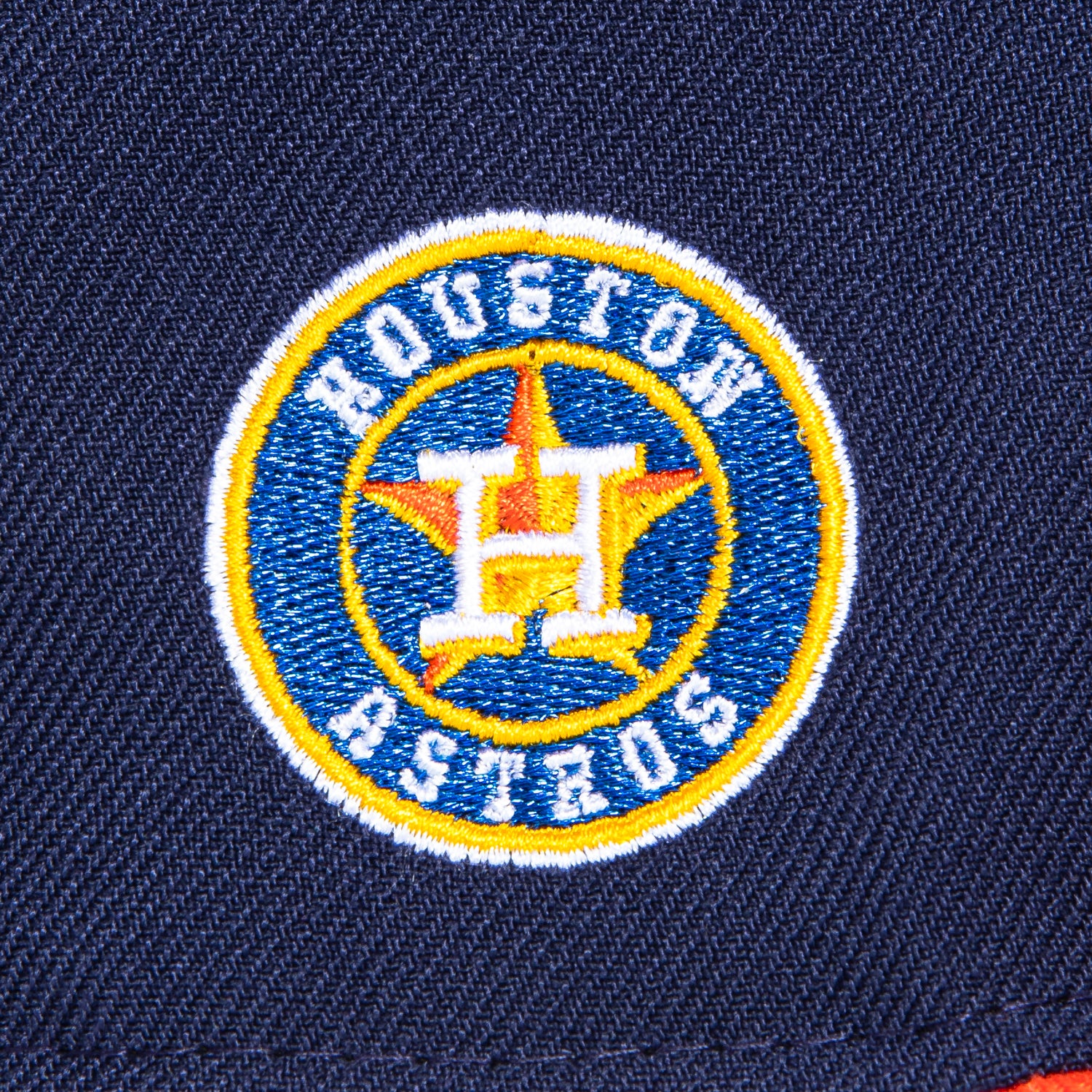 New Era 59Fifty Asheville Blues Negro league Logo Patch A Hat - Light Navy, Orange - Image 5