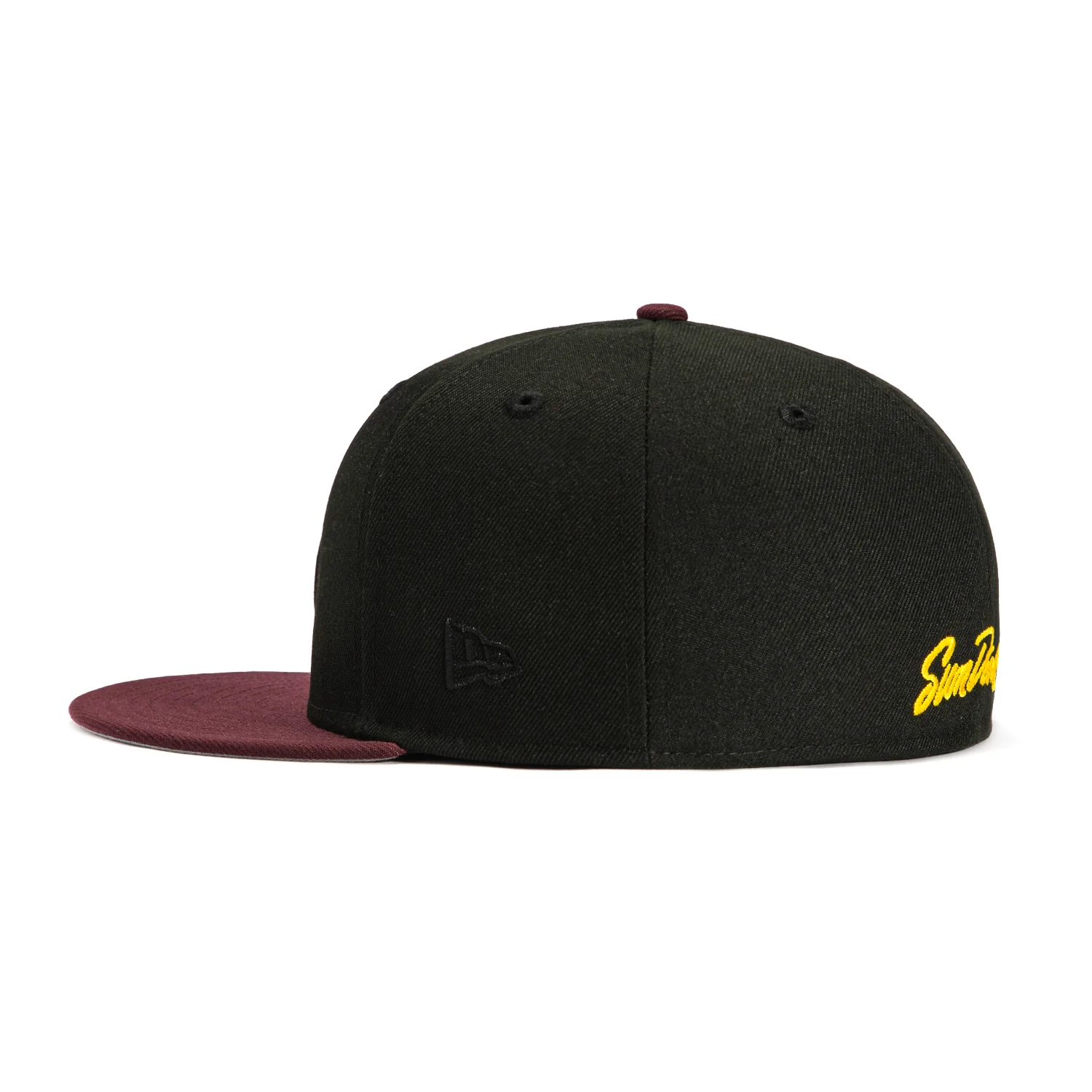 New Era 59Fifty Arizona State Sun Devils Sparky Flame Hat - Black, Maroon - Image 3