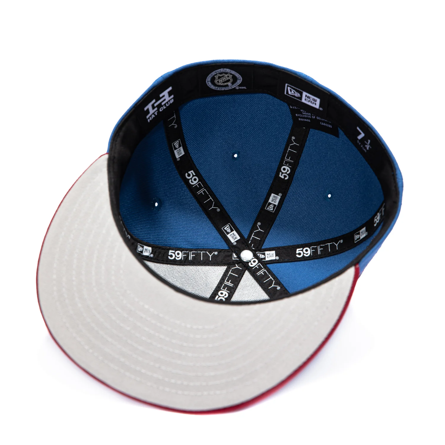 New Era 59Fifty Colorado Avalanche 2020 Stadium Series Patch Alternate Hat - Indigo, Cardinal - Image 2