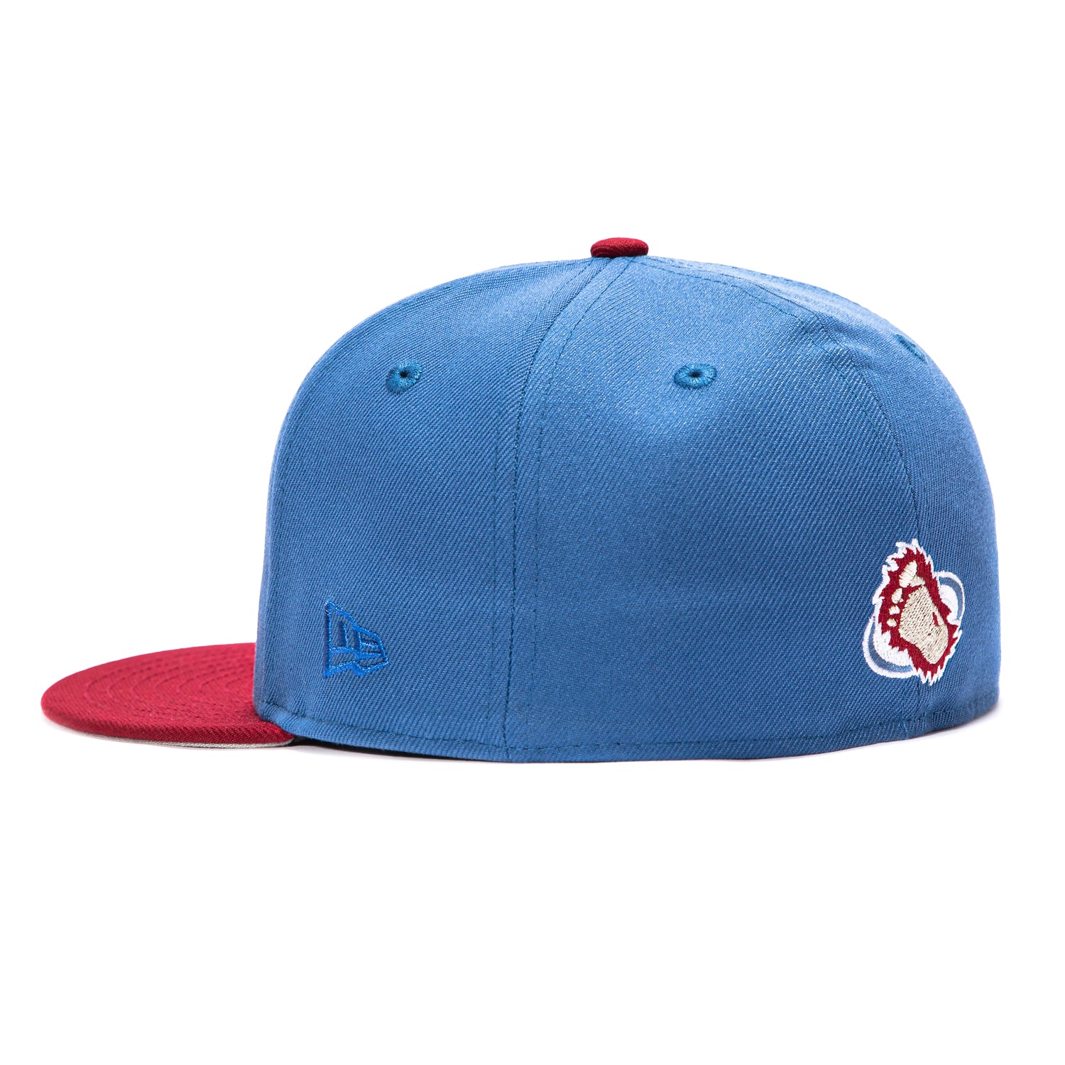 New Era 59Fifty Colorado Avalanche 2020 Stadium Series Patch Alternate Hat - Indigo, Cardinal - Image 3
