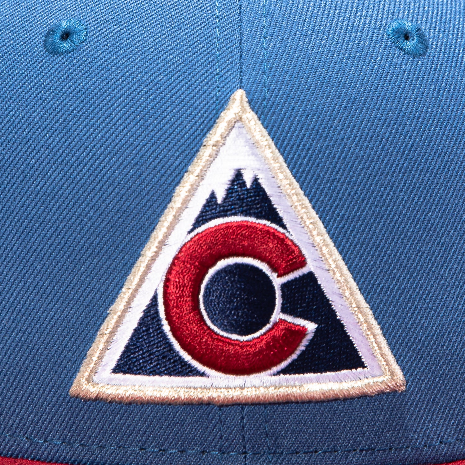 New Era 59Fifty Colorado Avalanche 2020 Stadium Series Patch Alternate Hat - Indigo, Cardinal - Image 4