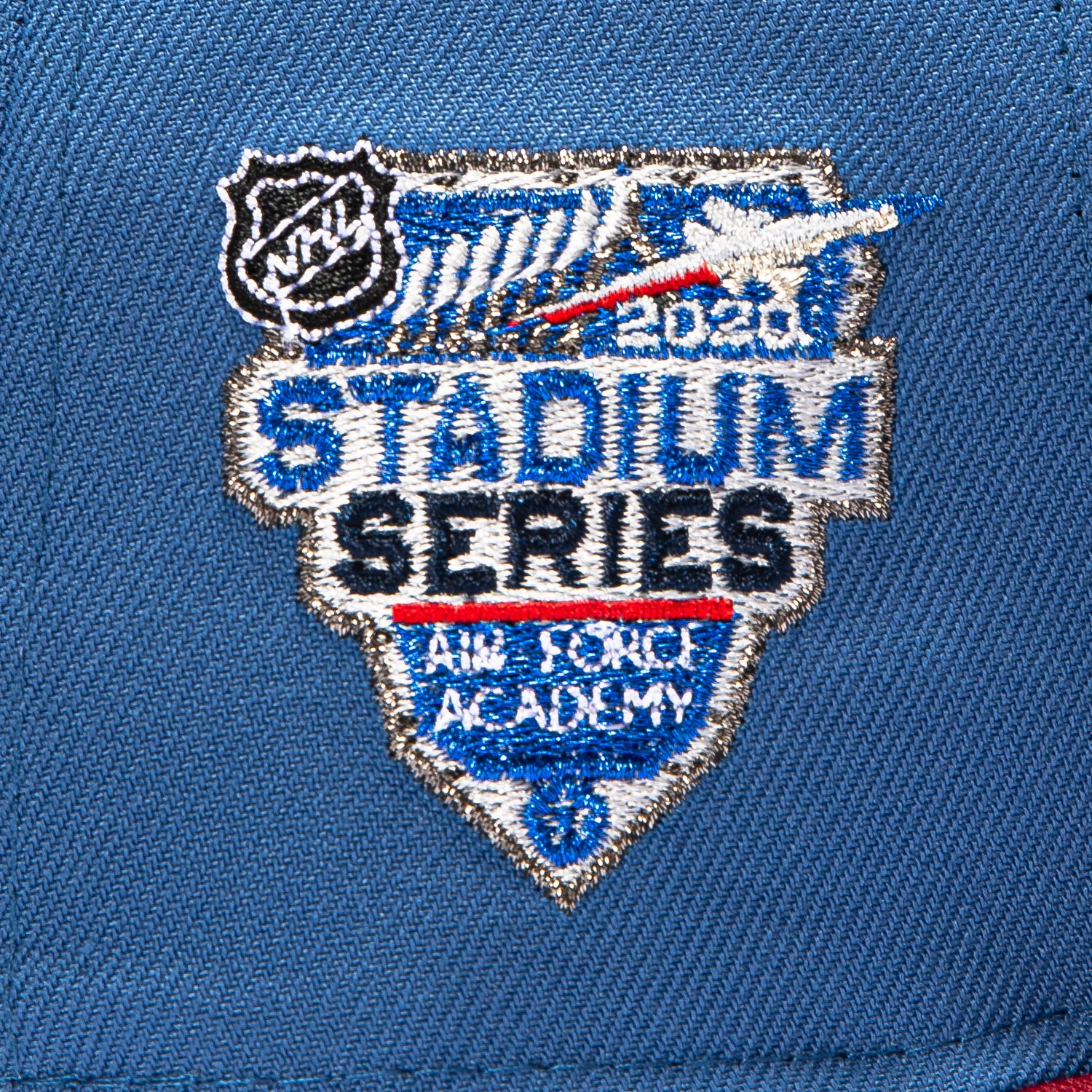 New Era 59Fifty Colorado Avalanche 2020 Stadium Series Patch Alternate Hat - Indigo, Cardinal - Image 5