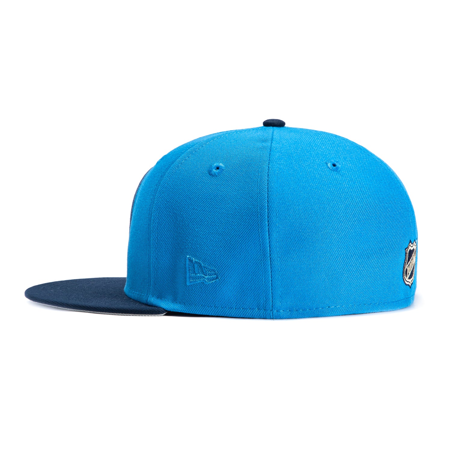 New Era 59Fifty Columbus Blue Jackets 25th Anniversary Patch Alternate Hat - Light Blue, Navy - Image 3