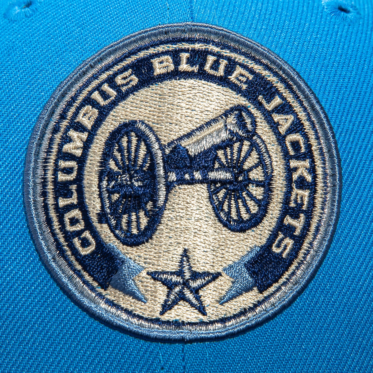 New Era 59Fifty Columbus Blue Jackets 25th Anniversary Patch Alternate Hat - Light Blue, Navy - Image 4