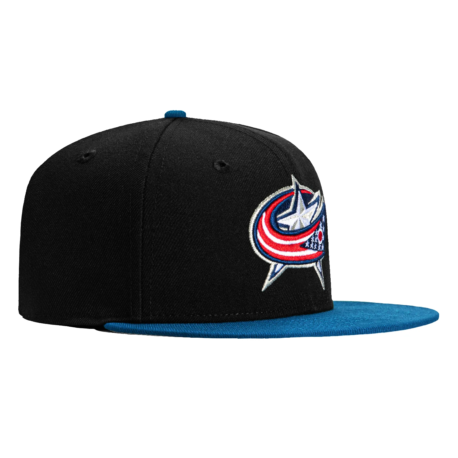 New Era 59Fifty Columbus Blue Jackets Hat - Black, Indigo