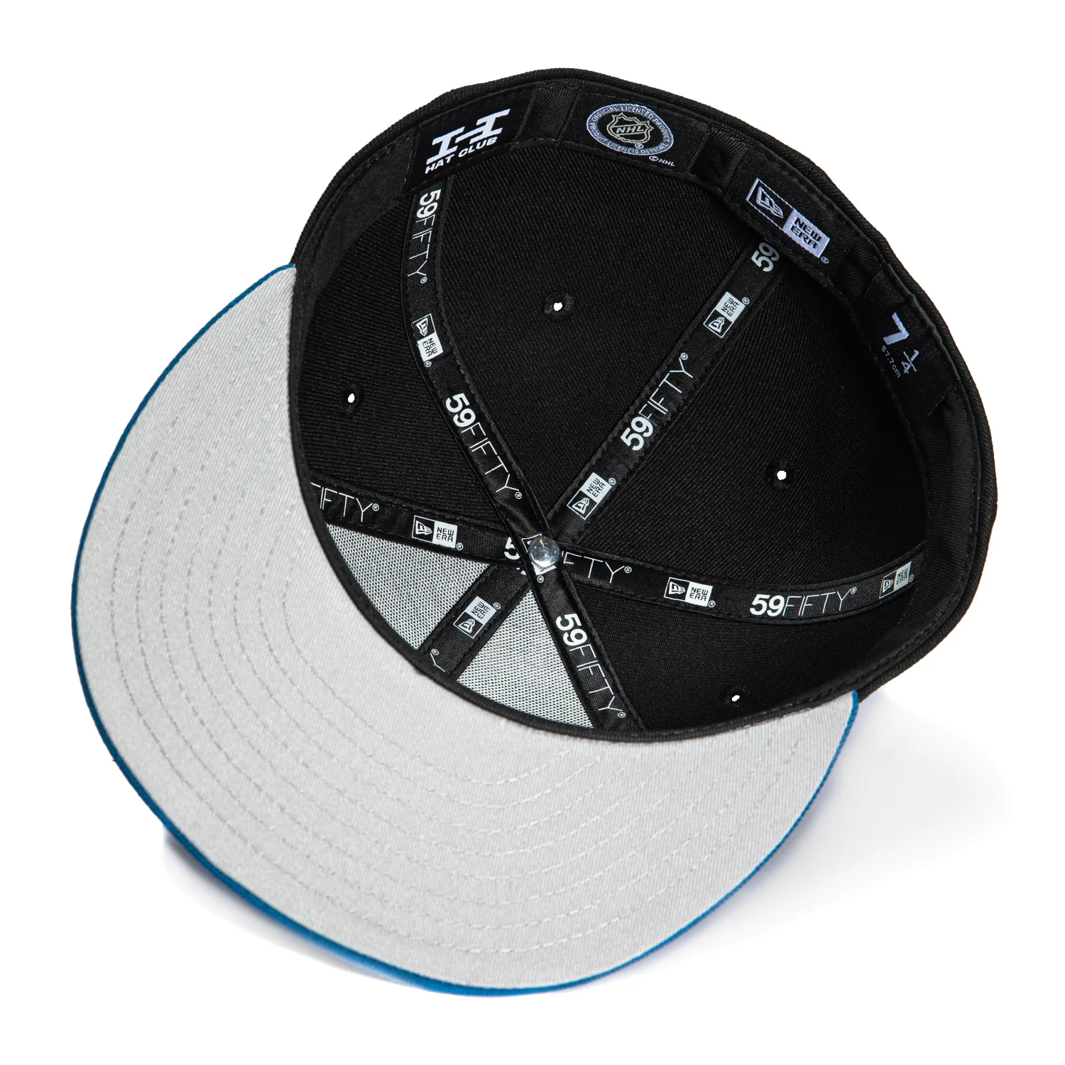 New Era 59Fifty Columbus Blue Jackets Hat - Black, Indigo - Image 2