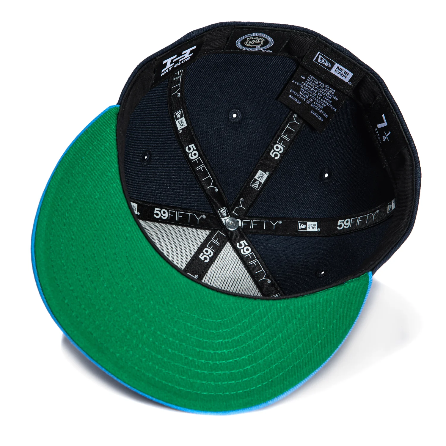 New Era 59Fifty St Louis Blues STL Alternate Hat - Navy, Light Blue, Gold - Image 2