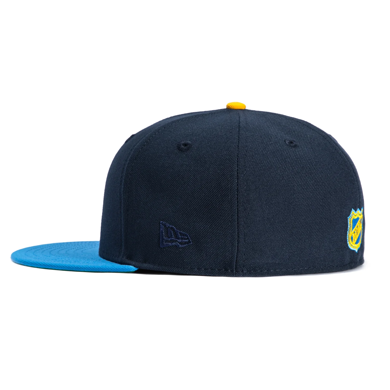 New Era 59Fifty St Louis Blues STL Alternate Hat - Navy, Light Blue, Gold - Image 3
