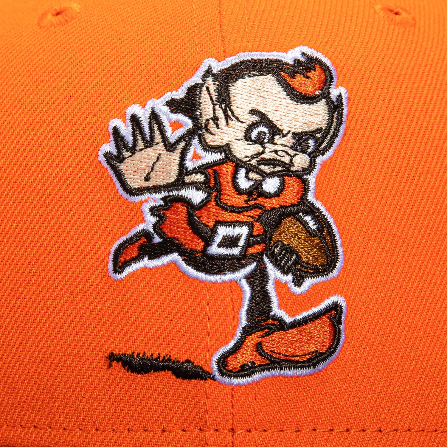 New Era 59Fifty Cleveland Browns Elf Hat - Orange, Brown - Image 4