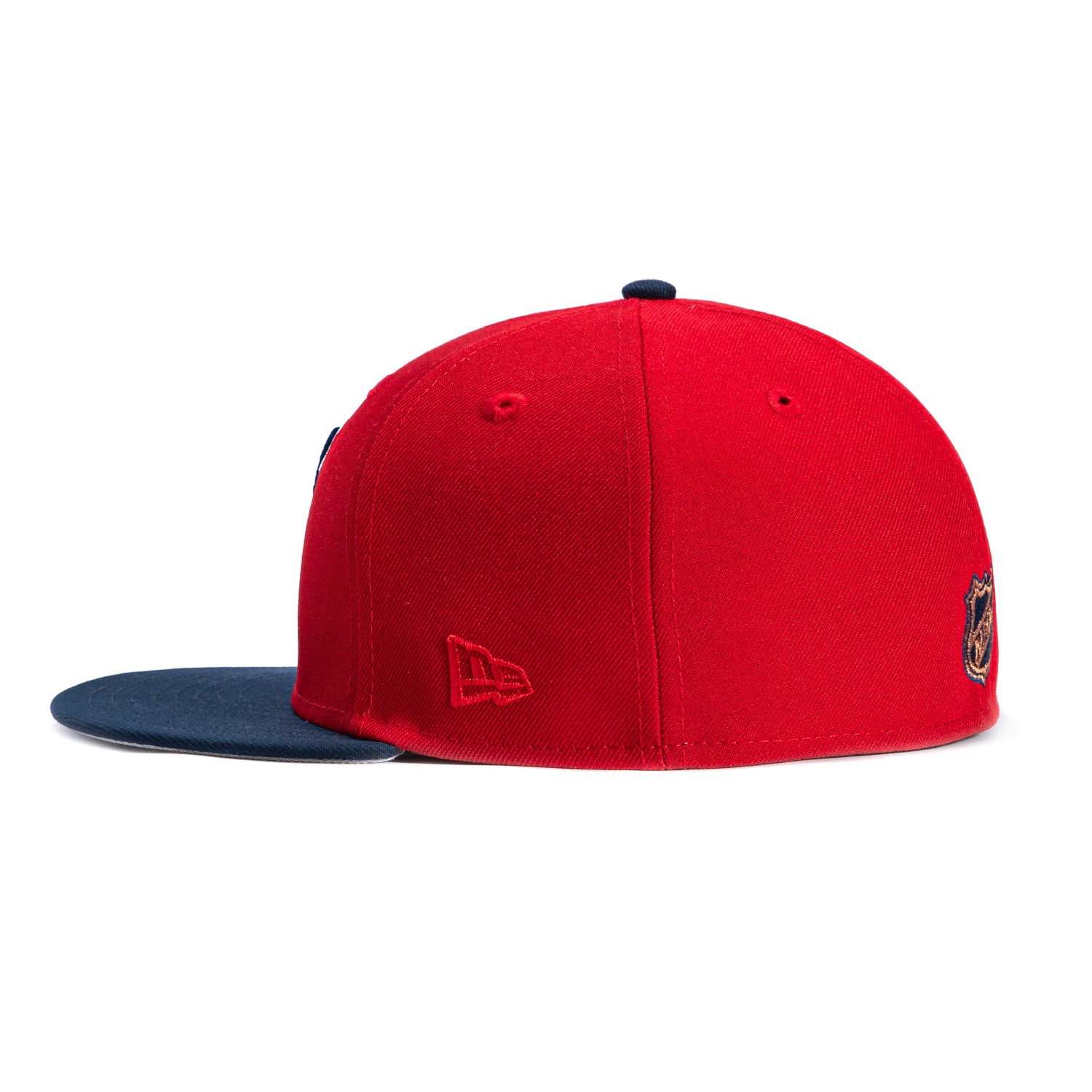 New Era 59Fifty Washington Capitals Eagle Logo Patch Hat - Red, Navy - Image 3