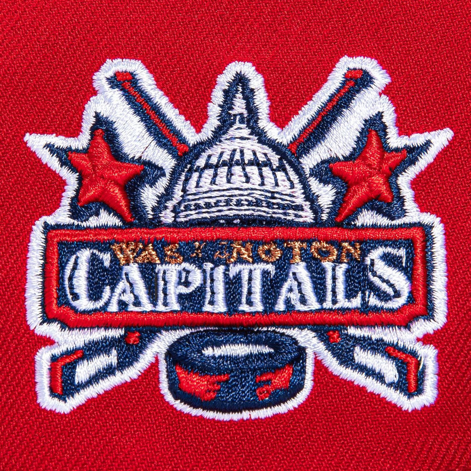 New Era 59Fifty Washington Capitals Eagle Logo Patch Hat - Red, Navy - Image 5