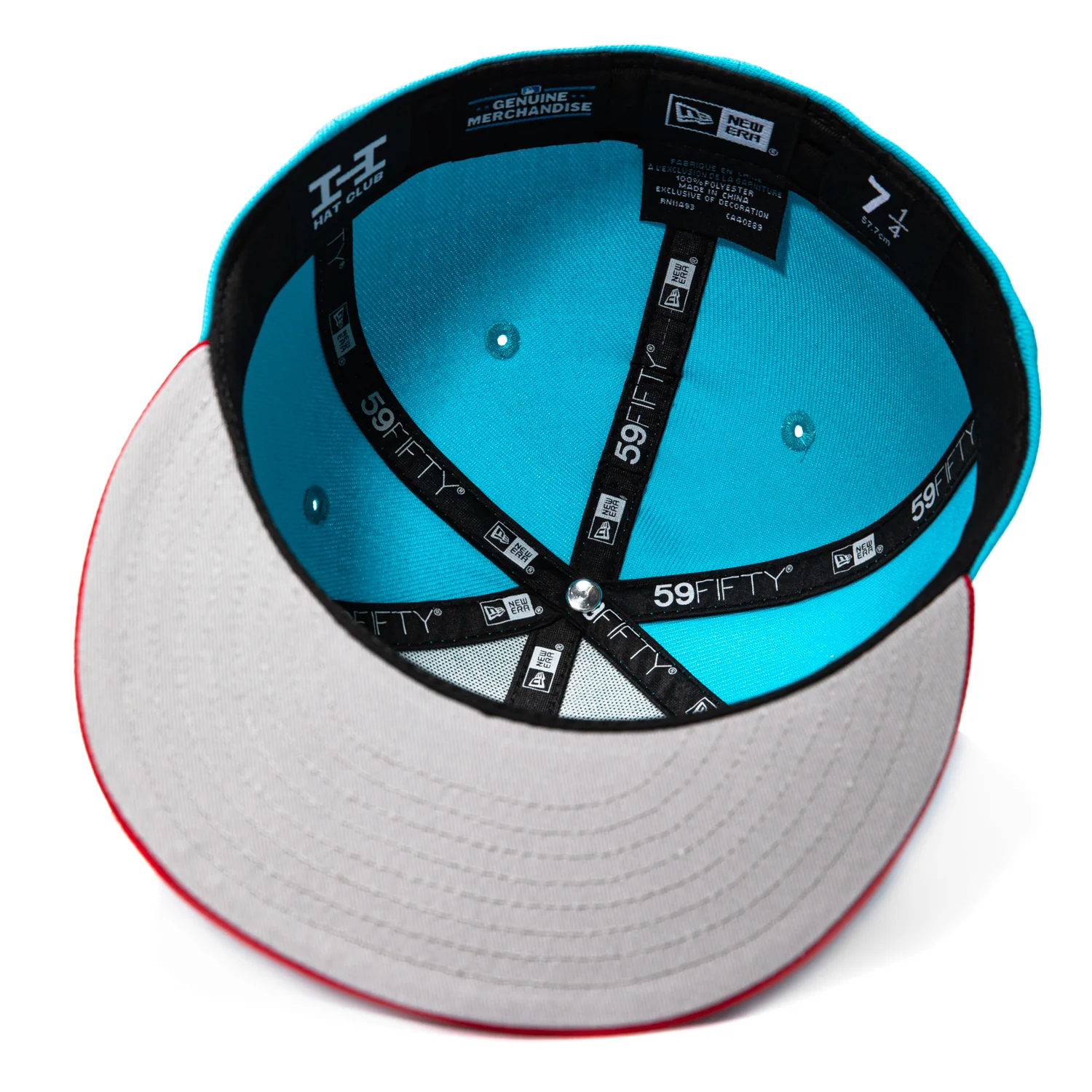 New Era 59Fifty Charlotte Knights 2026 Copa Hat - Neon Blue, Red - Image 2