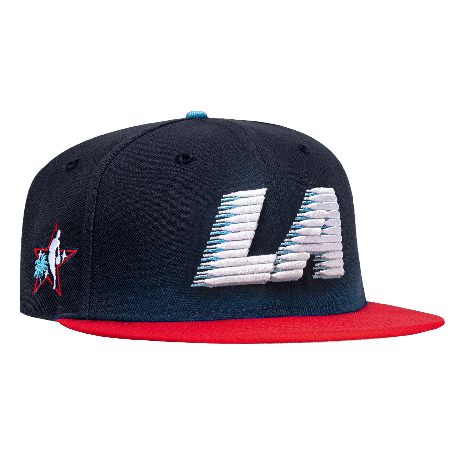 New Era 59Fifty Los Angeles Clippers 2026 All Star Game Patch LA City Hat - Navy, Red