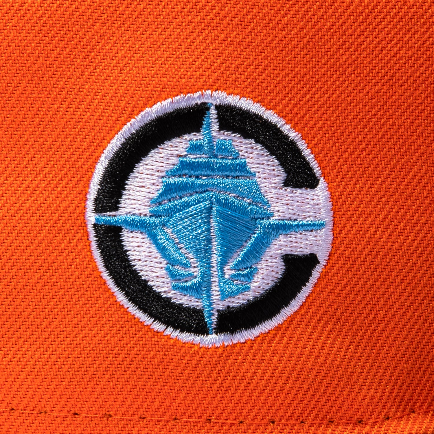 New Era 59Fifty Los Angeles Clippers Logo Patch LA City Hat - Orange, Black - Image 5