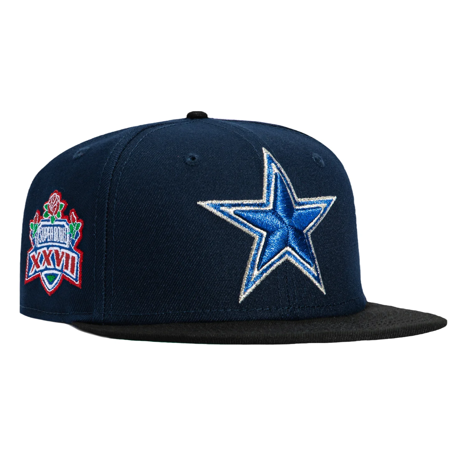 New Era 59Fifty Dallas Cowboys 1993 Super Bowl Patch Hat - Navy, Black