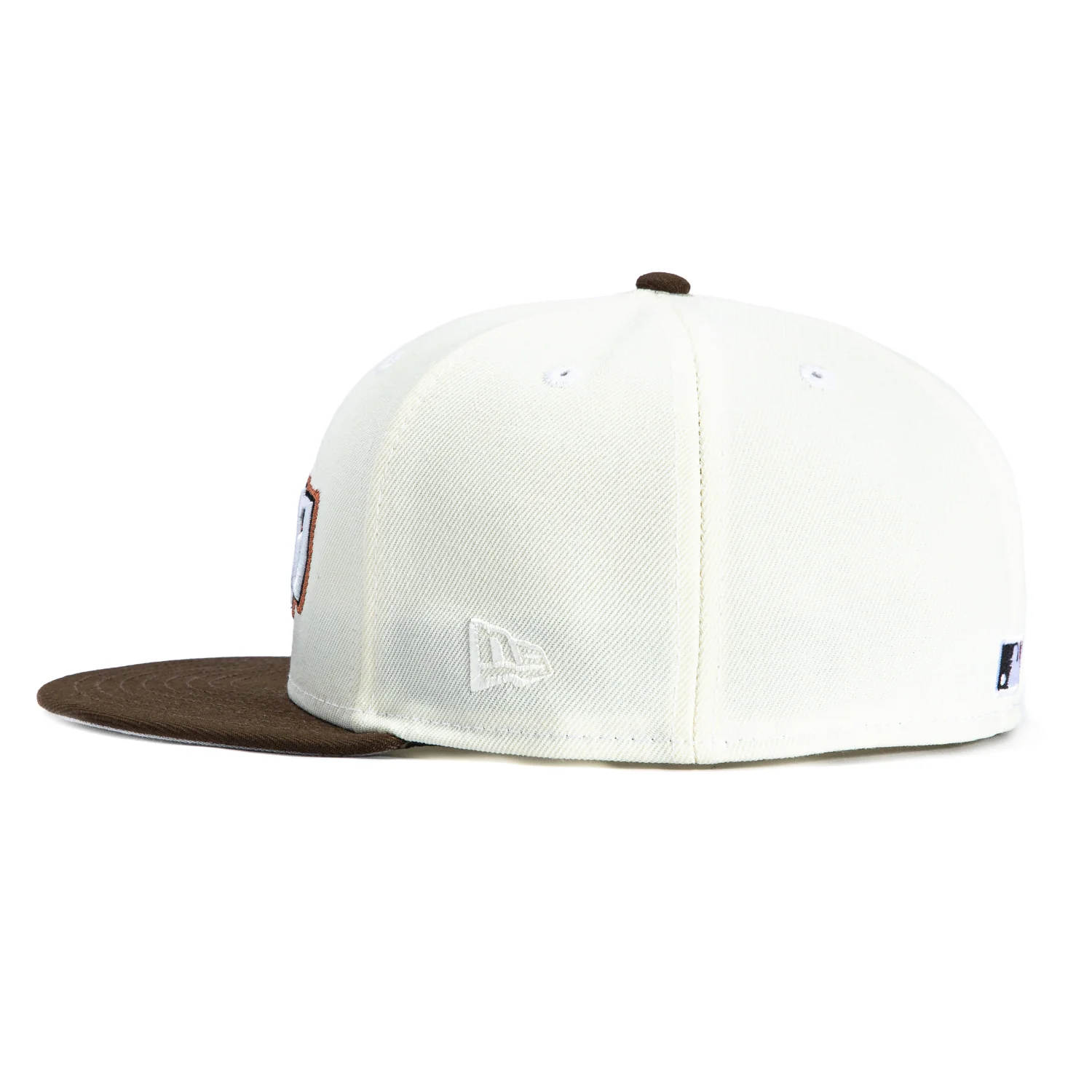 New Era 59Fifty Arizona Diamondbacks 2007 Word Hat - White, Brown, Metallic Copper - Image 3