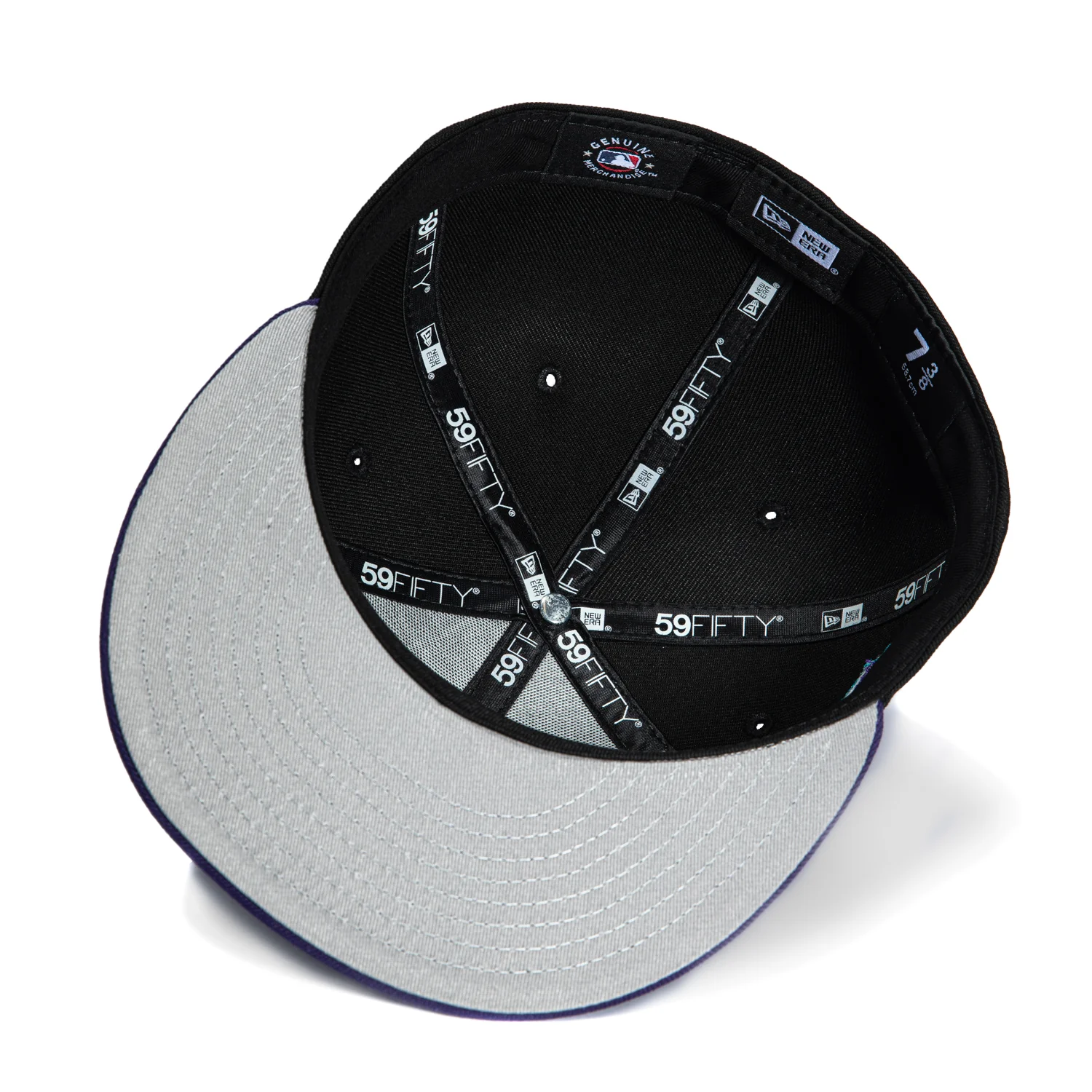 New Era 59Fifty Arizona Diamondbacks 2025 City Connect 1998 State 48 Patch A Hat - Black, Purple, Teal - Image 2