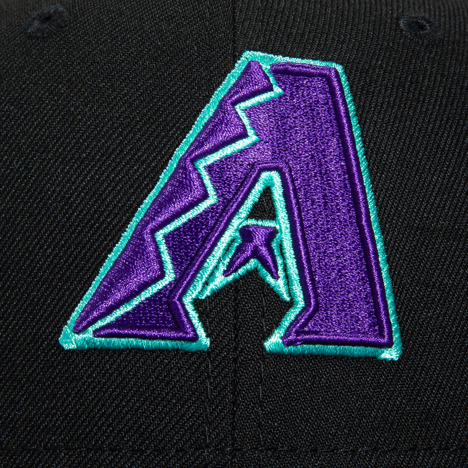New Era 59Fifty Arizona Diamondbacks 2025 City Connect 1998 State 48 Patch A Hat - Black, Purple, Teal - Image 4