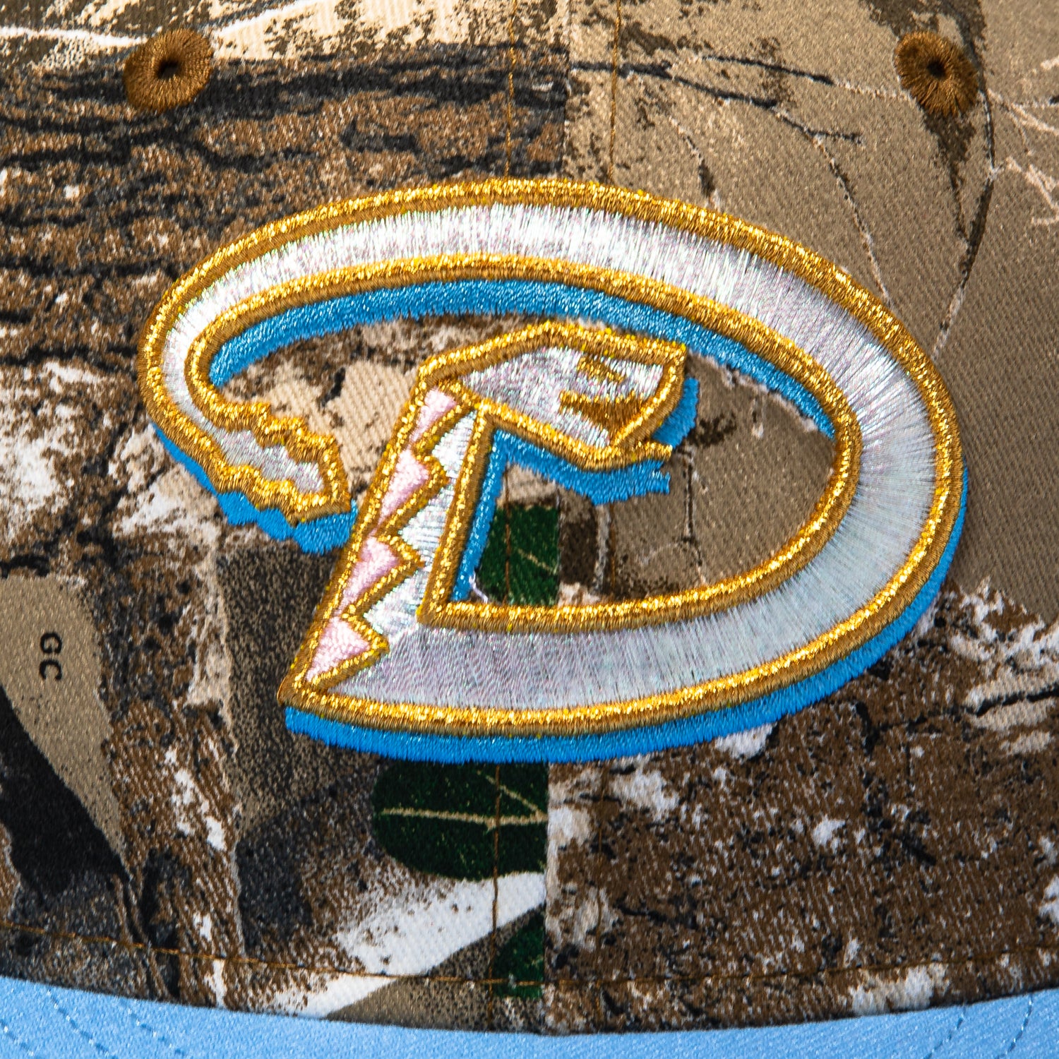 New Era 59Fifty Arizona Diamondbacks Inaugural Patch D Hat - Realtree, Light Blue - Image 4