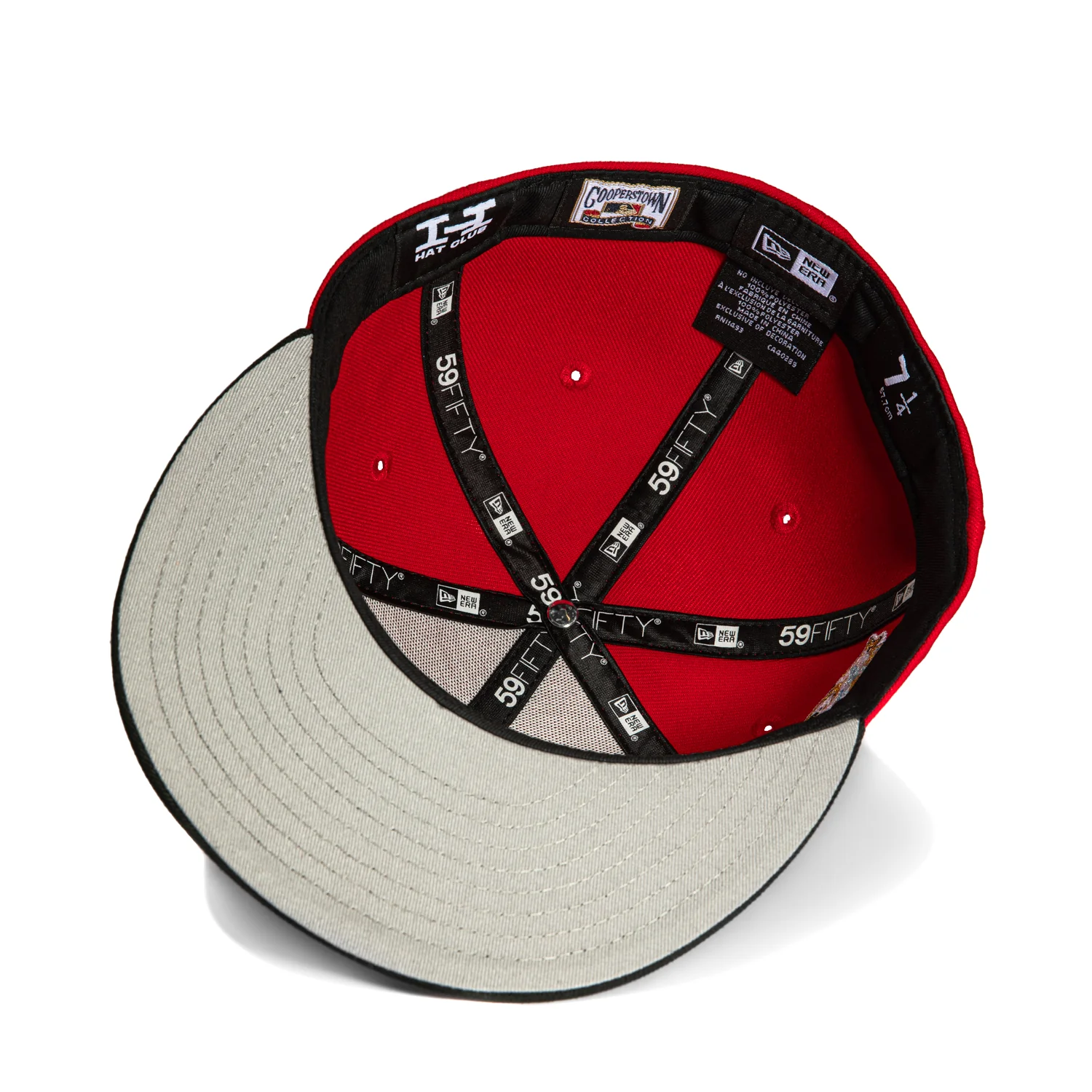 New Era 59Fifty Los Angeles Dodgers 40th Anniversary Patch Hat - Red, Black - Image 2
