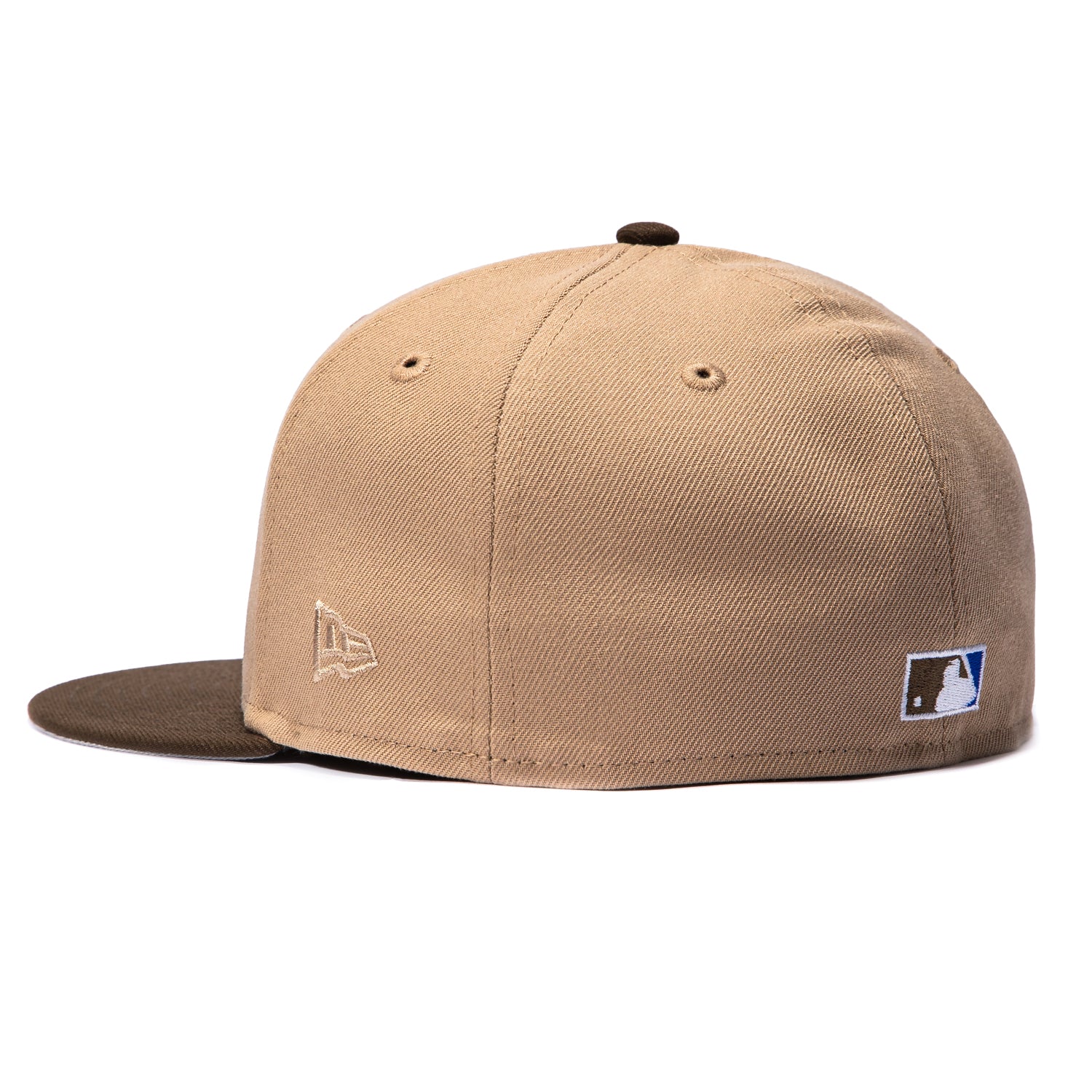 New Era 59Fifty Los Angeles Dodgers 40th Anniversary Stadium Patch Upside Down Hat - Khaki, Brown - Image 3