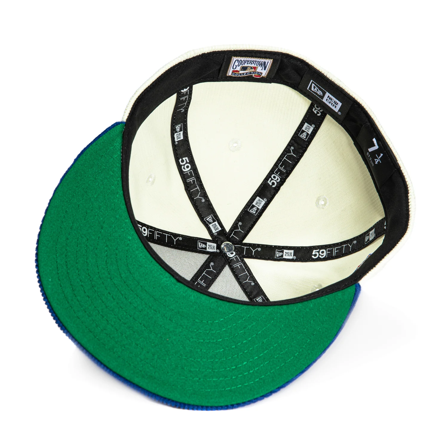 New Era 59Fifty Los Angeles Dodgers 40th Anniversary Patch Upside Down Hat - White, Royal - Image 2