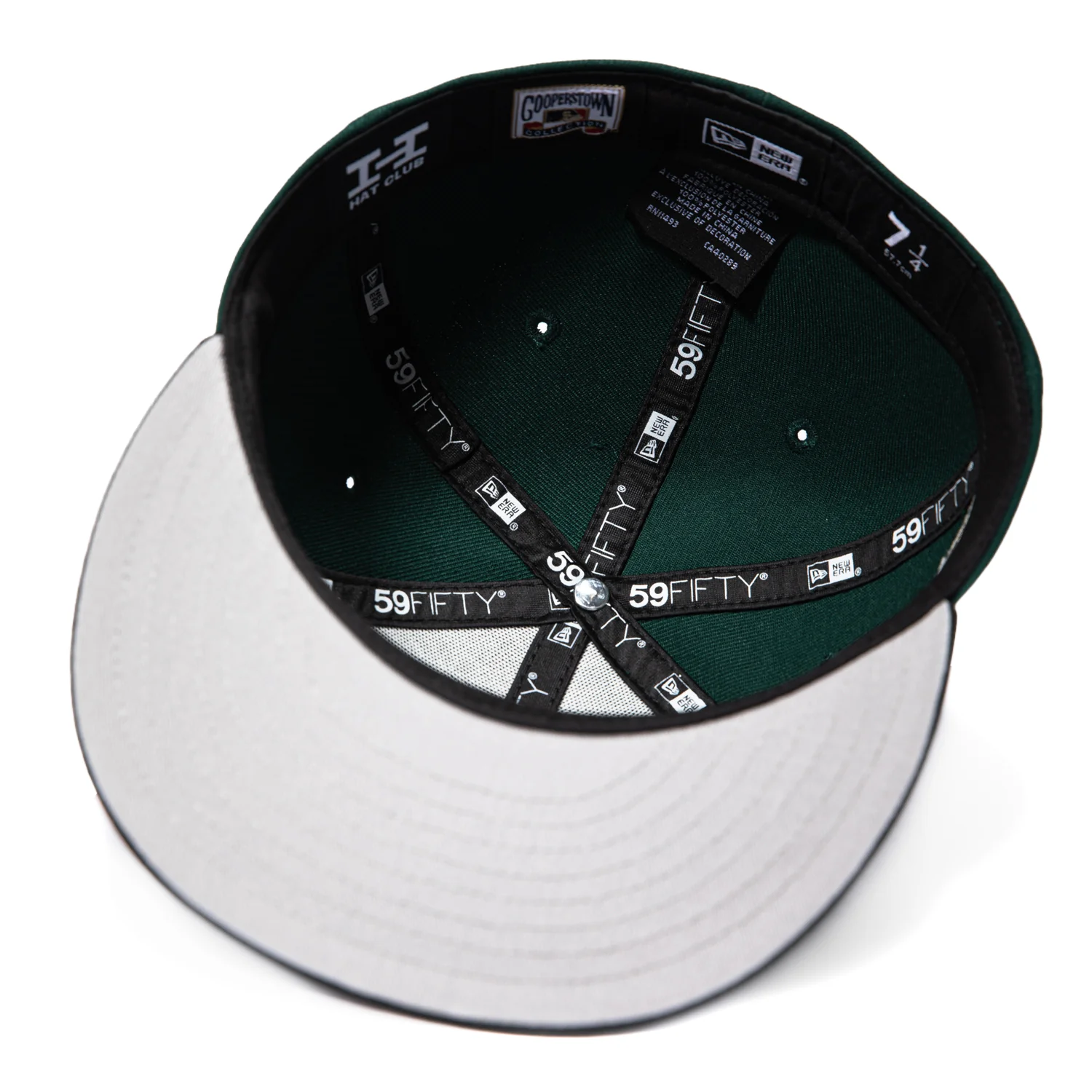 New Era 59Fifty Los Angeles Dodgers 50th Anniversary Stadium Patch Monarch Hat - Green, Black - Image 2