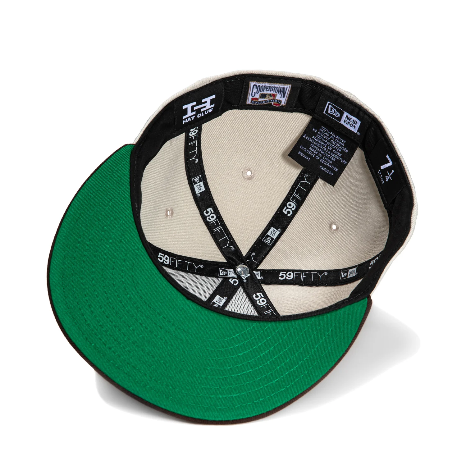New Era 59Fifty Los Angeles Dodgers 50th Anniversary Stadium Patch Hat - Stone, Brown, Metallic Copper - Image 2