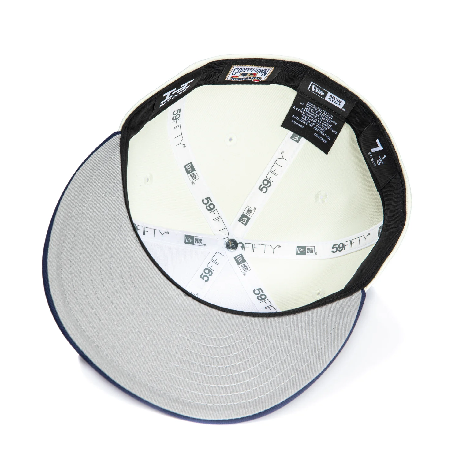 New Era 59Fifty Los Angeles Dodgers 50th Anniversary Stadium Patch Hat - White, Royal, Gold - Image 2