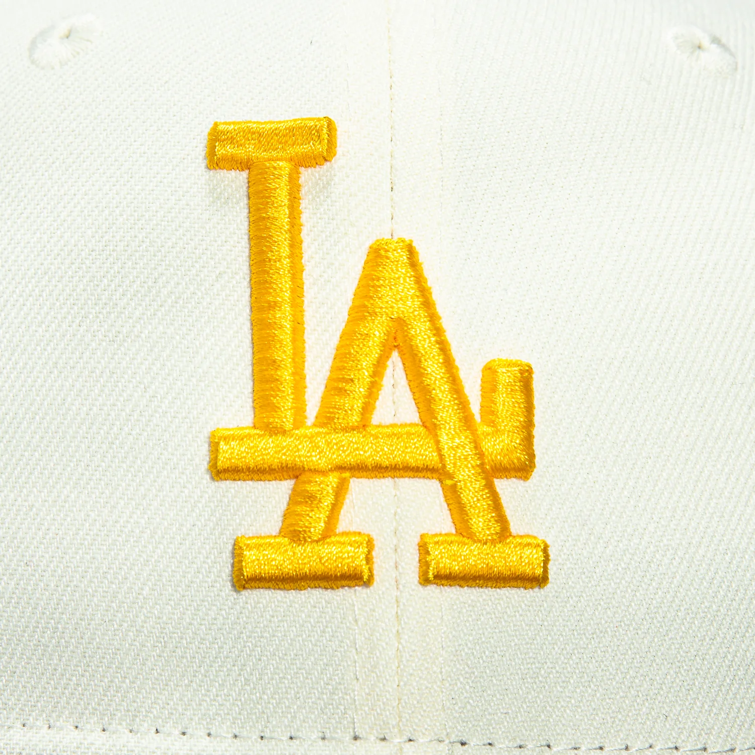 New Era 59Fifty Los Angeles Dodgers 50th Anniversary Stadium Patch Hat - White, Royal, Gold - Image 4
