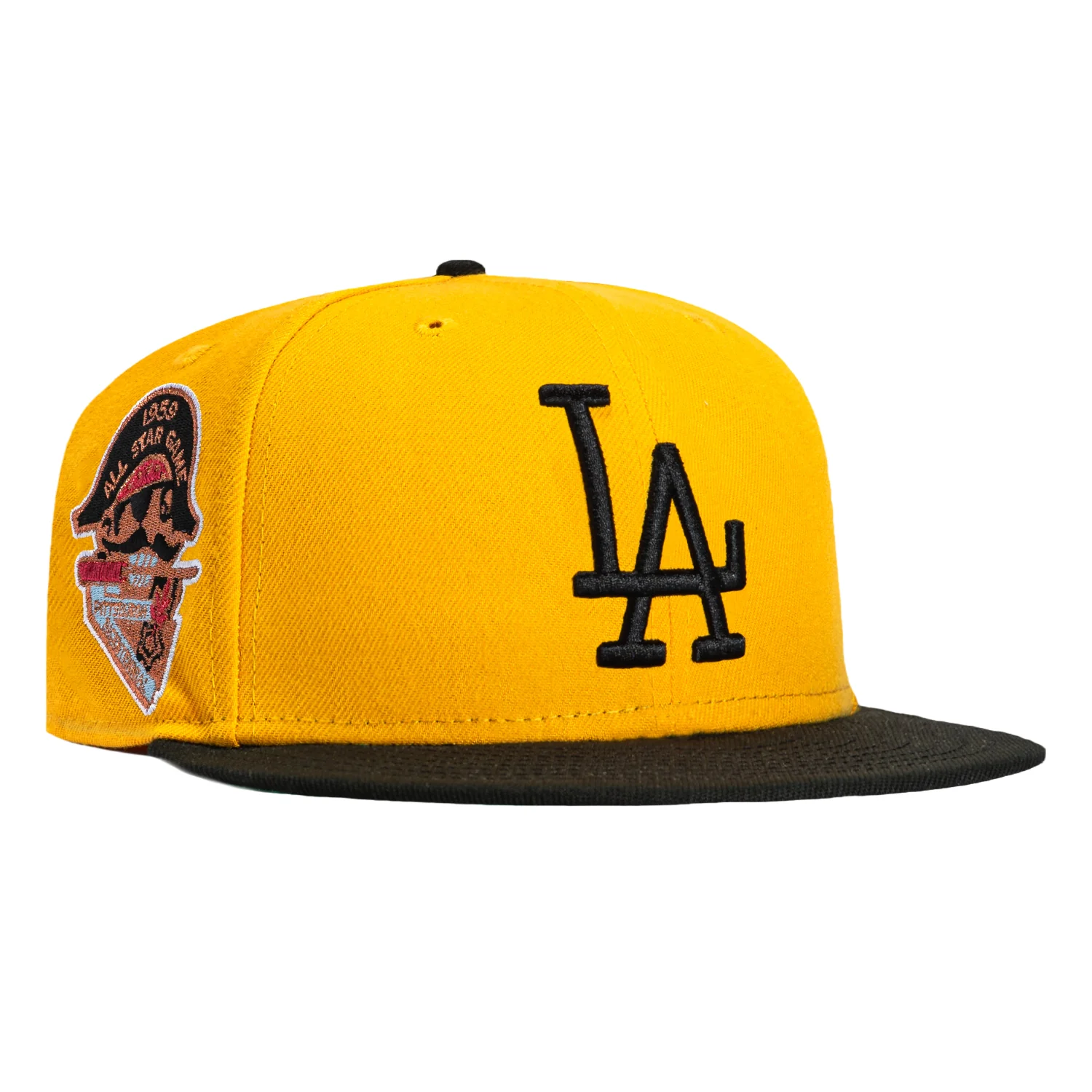 New Era 59Fifty Los Angeles Dodgers 1959 All Star Game Patch Hat - Gold, Black