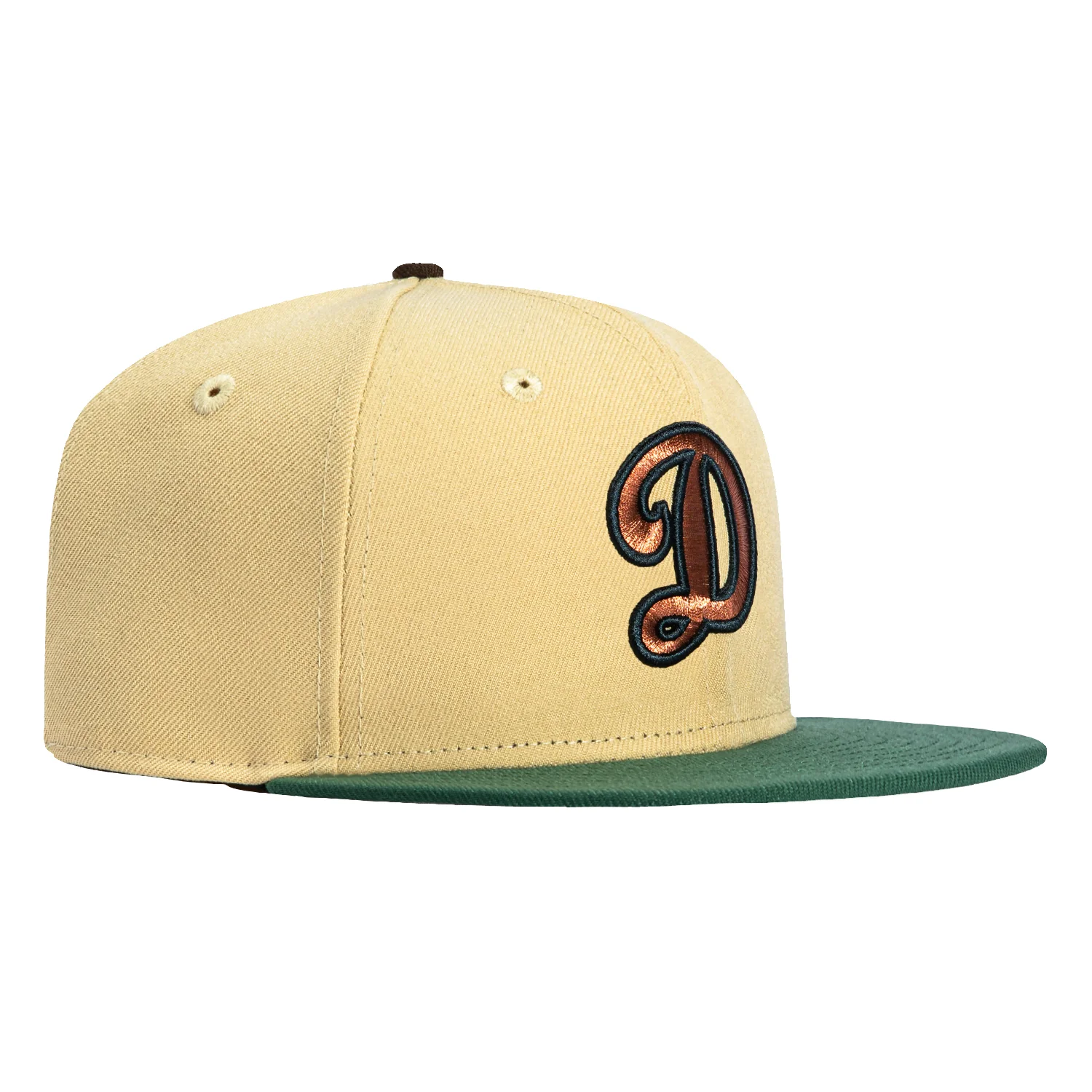 New Era 59Fifty Los Angeles Dodgers D Hat - Tan, Green