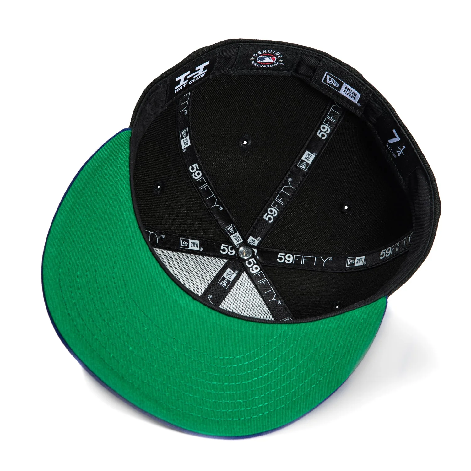 New Era 59Fifty Los Angeles Dodgers Old English Arch Hat - Black, Royal - Image 2