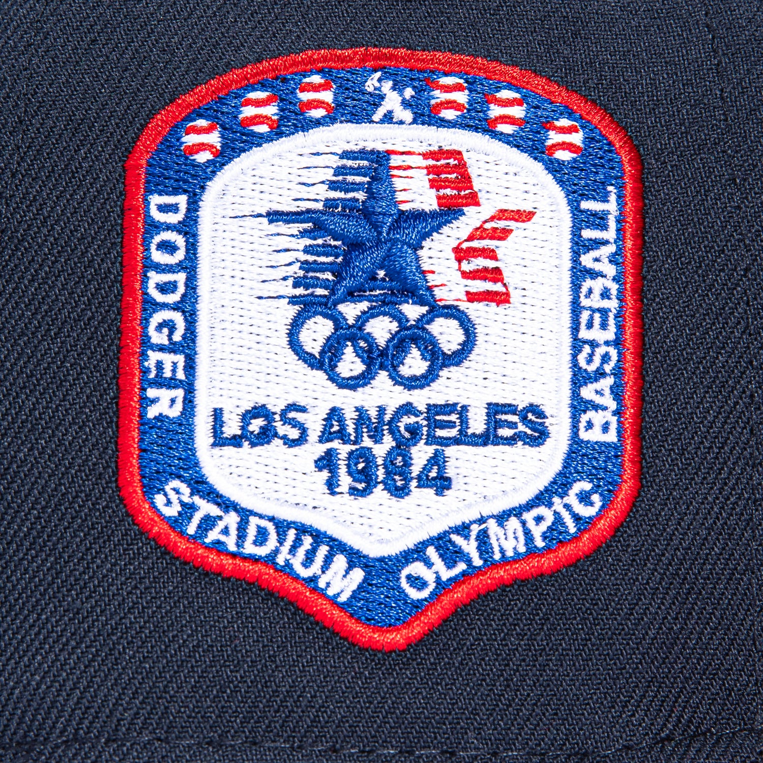 New Era 59Fifty Los Angeles Dodgers 1984 Olympic stadium Patch Hat - Navy, Red, Metallic Gold, Metallic Silver, Metallic Copper - Image 5