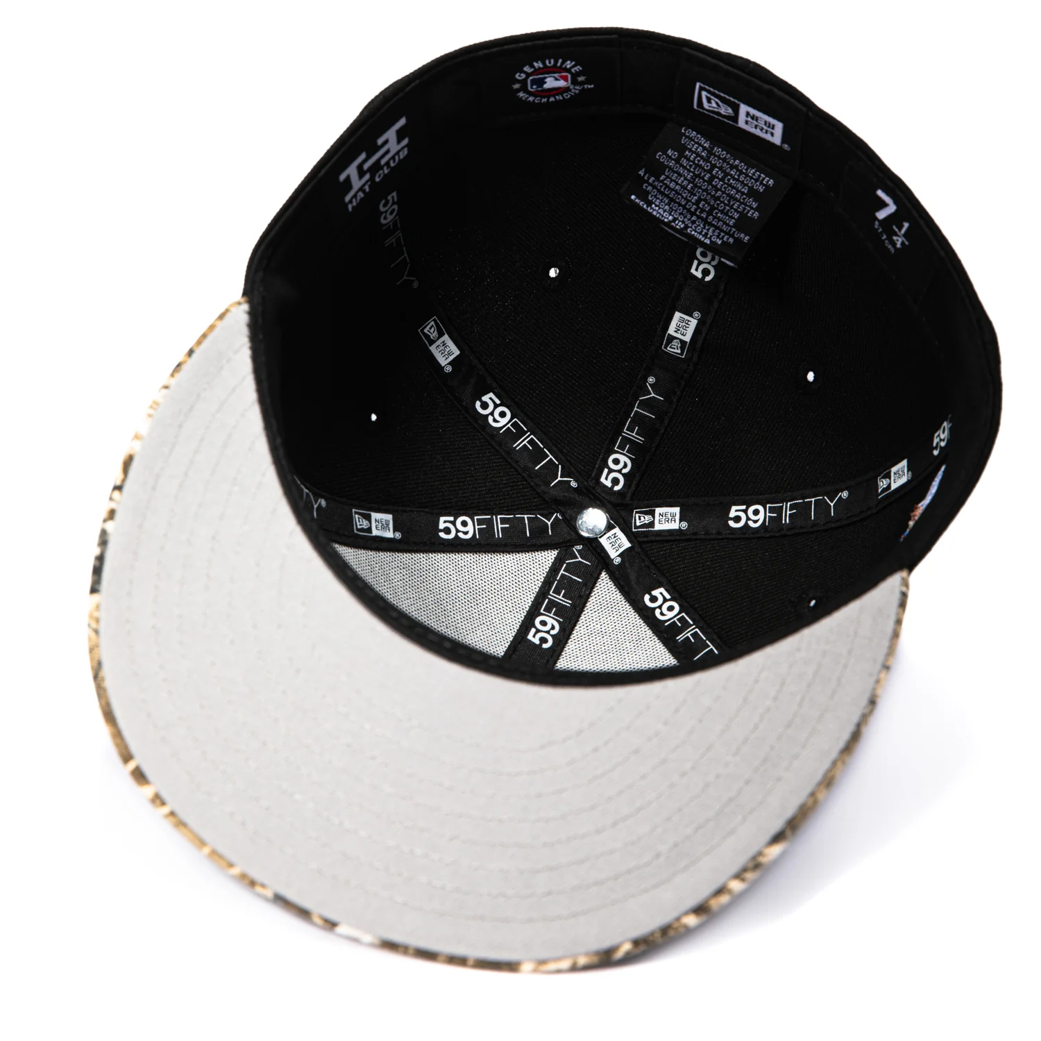 New Era 59Fifty Los Angeles Dodgers 2025 World Series Champions Patch Hat - Black, Realtree - Image 2