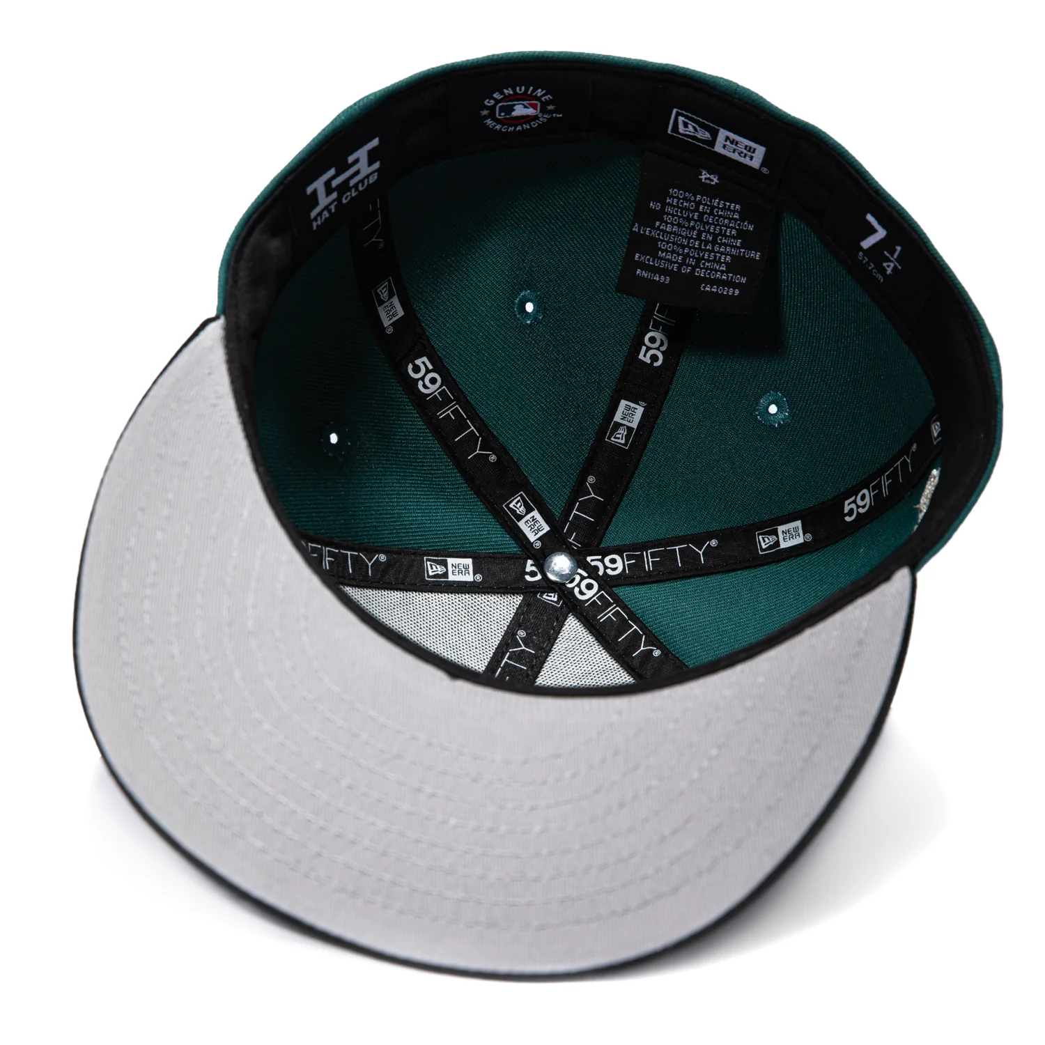 New Era 59Fifty Los Angeles Dodgers 2025 World Series Patch Shogun Hat - Green, Black, Metallic Gold - Image 2