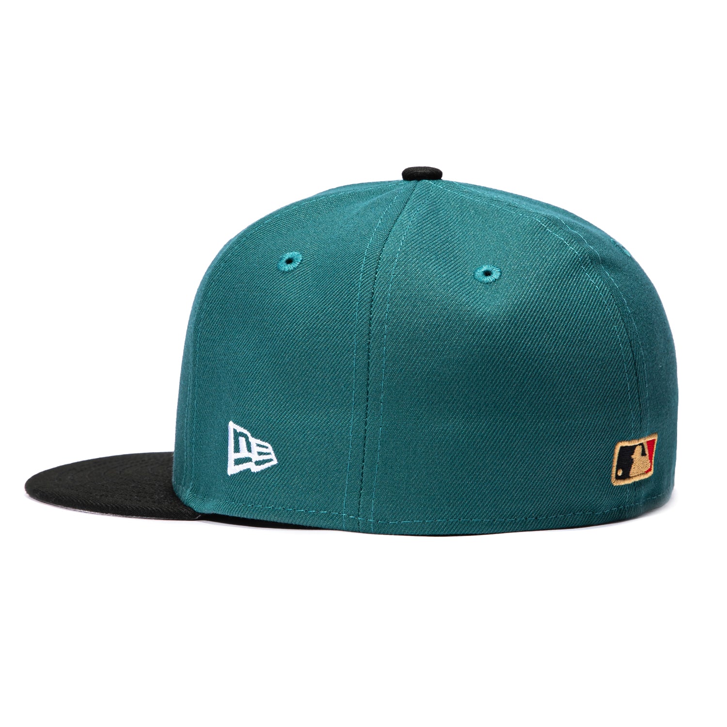 New Era 59Fifty Los Angeles Dodgers 2025 World Series Patch Shogun Hat - Green, Black, Metallic Gold - Image 3