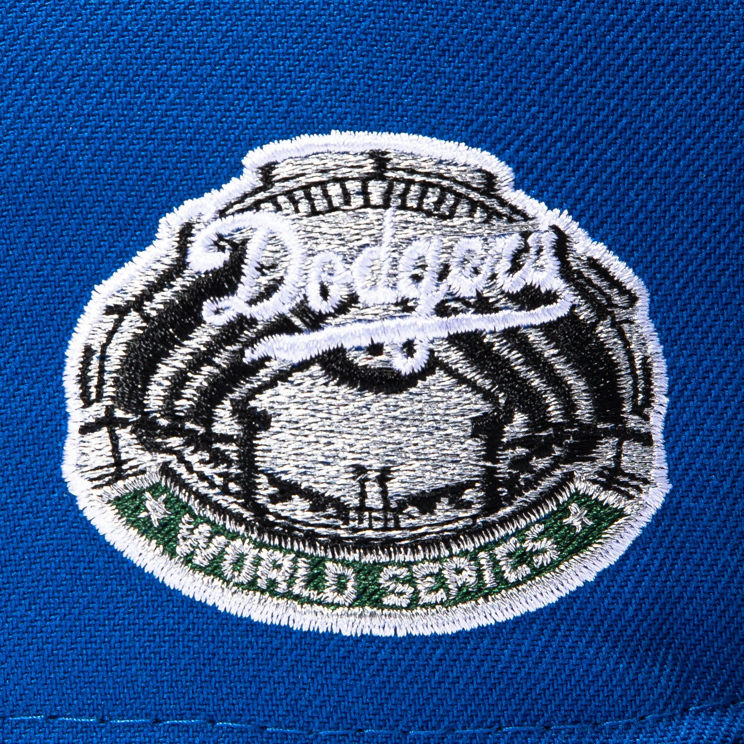 New Era 59Fifty Los Angeles Dodgers 1963 World Series Patch Gradient Hat - Royal, Brown - Image 5