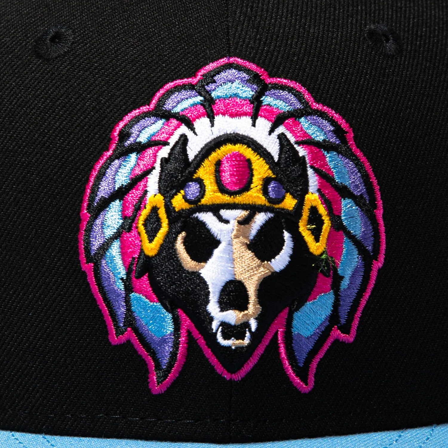 New Era 59Fifty El Paso Chihuahuas 2026 Copa Hat - Black, Light Blue - Image 4