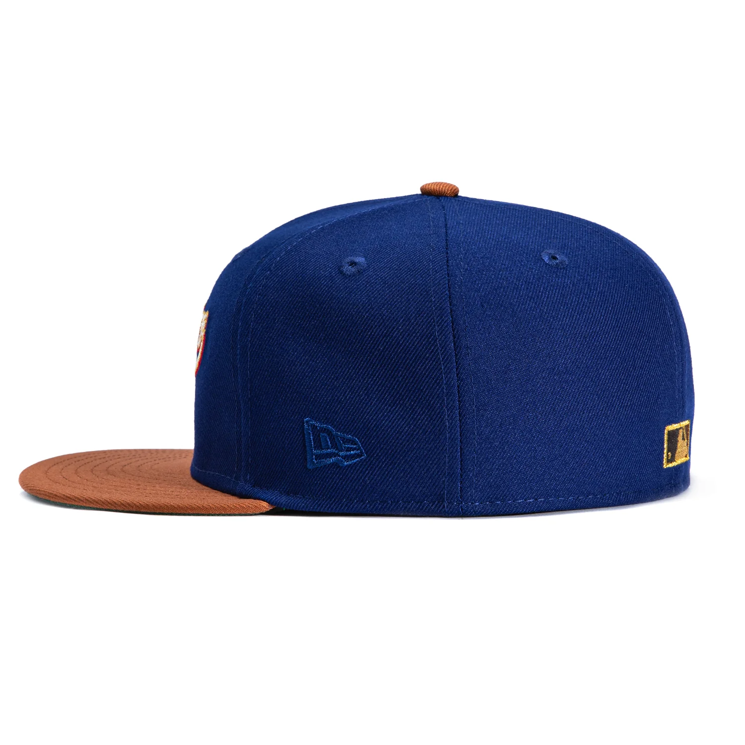 New Era 59Fifty San Francisco Giants 25th Anniversary Stadium Patch Script Hat - Royal, Brown - Image 3