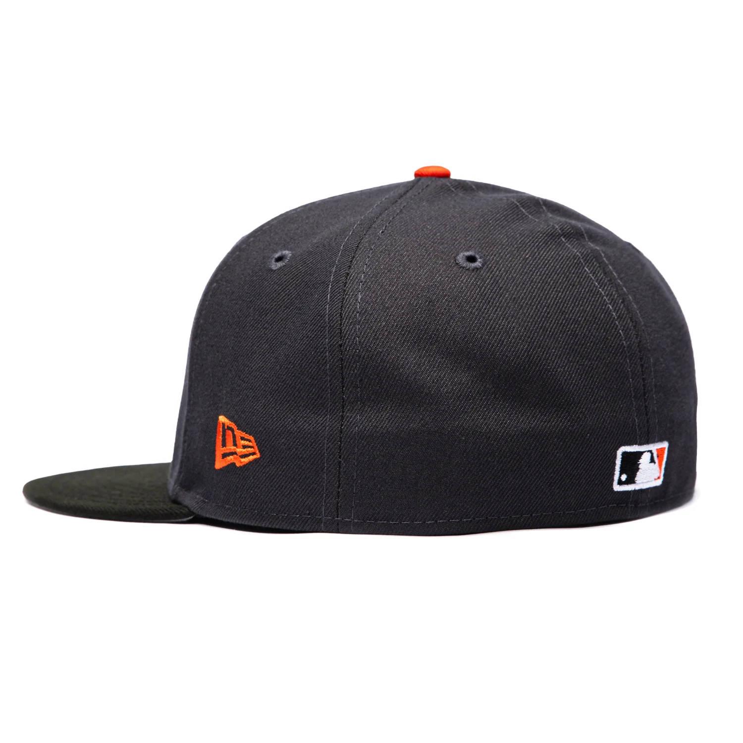 New Era 59Fifty San Francisco Giants Logo Patch Alternate Hat - Graphite, Black - Image 3
