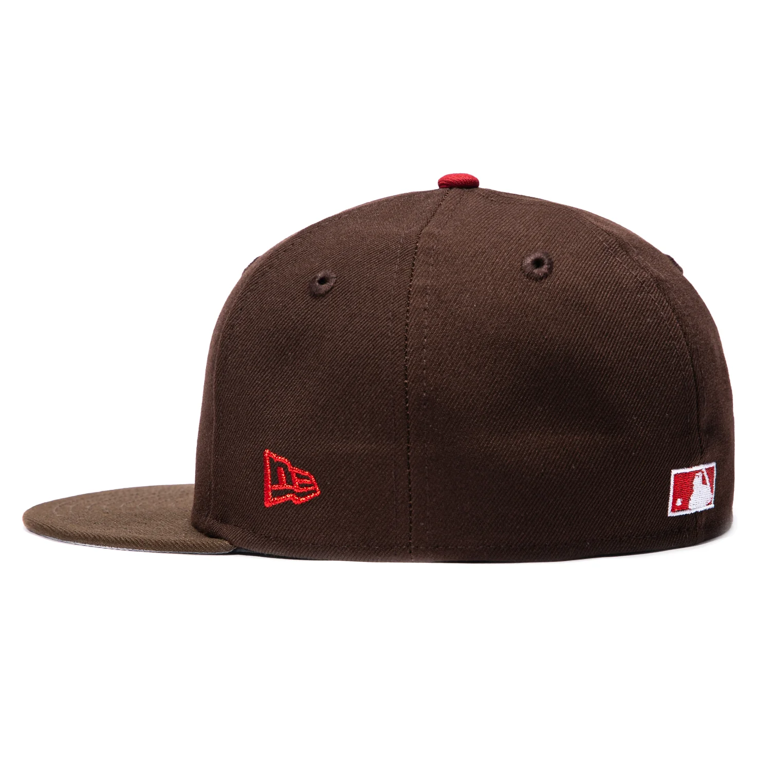 New Era 59Fifty San Francisco Giants 2007 All Star Game Patch Hat - Brown, Brown, Red - Image 3