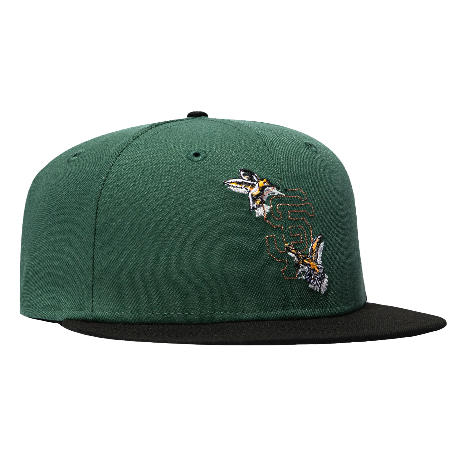 New Era 59Fifty San Francisco Giants Bird Stitch Hat - Green, Black