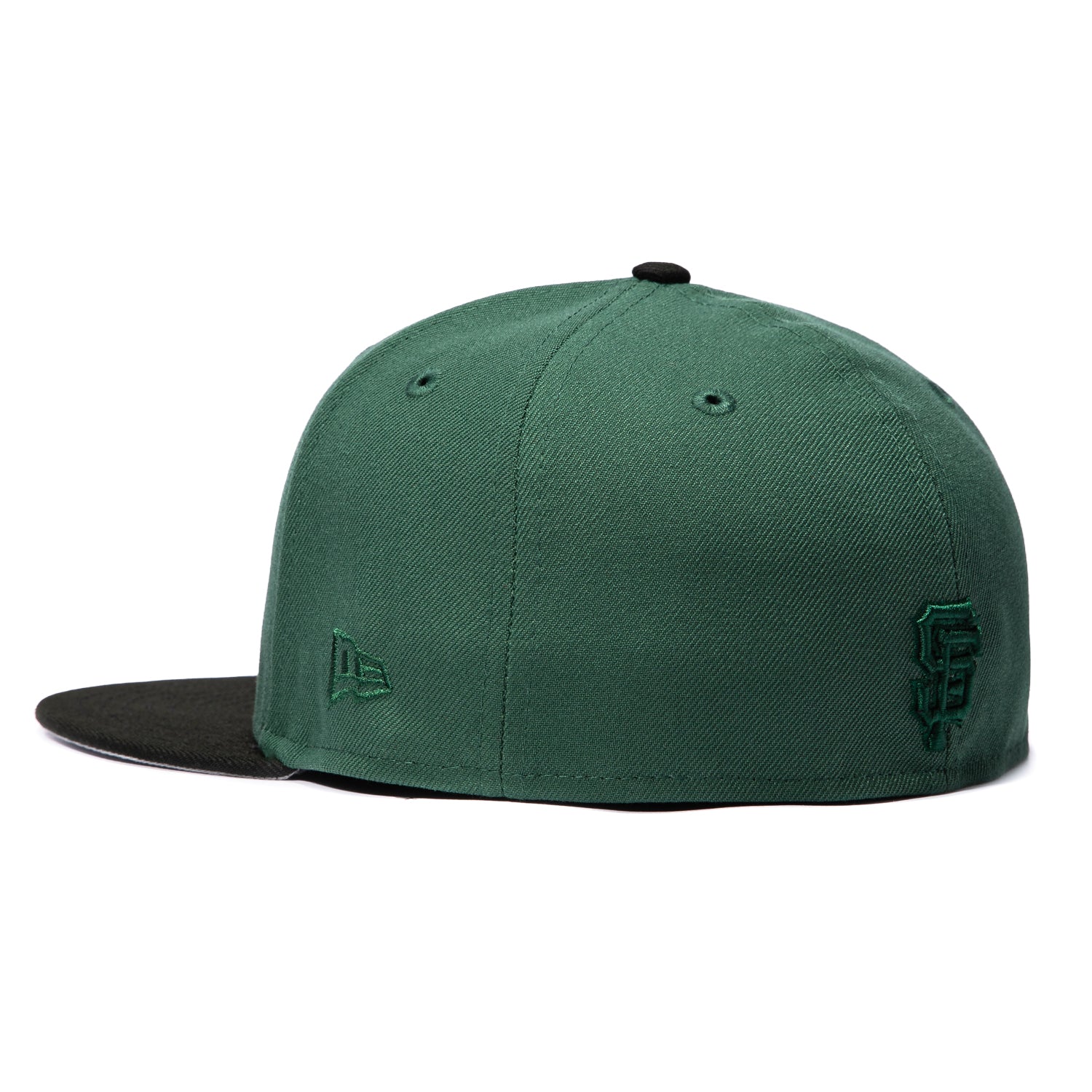 New Era 59Fifty San Francisco Giants Bird Stitch Hat - Green, Black - Image 3