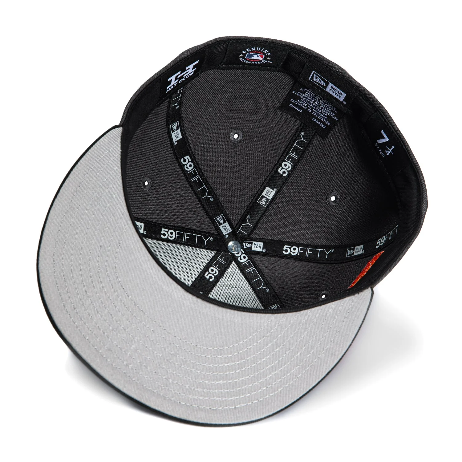 New Era 59Fifty San Francisco Giants 2025 City Connect Patch Script Hat - Graphite, Black - Image 2