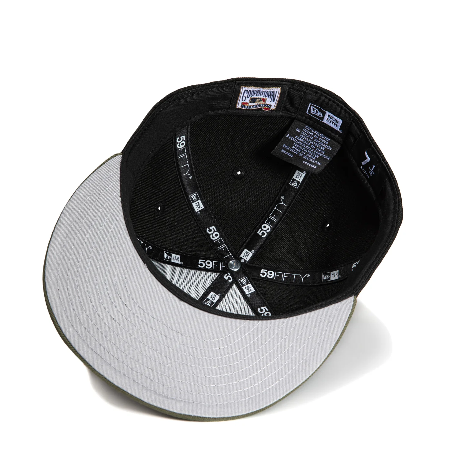 New Era 59Fifty San Francisco Giants 1989 World Series Patch Word Hat - Black, Olive, Orange - Image 2