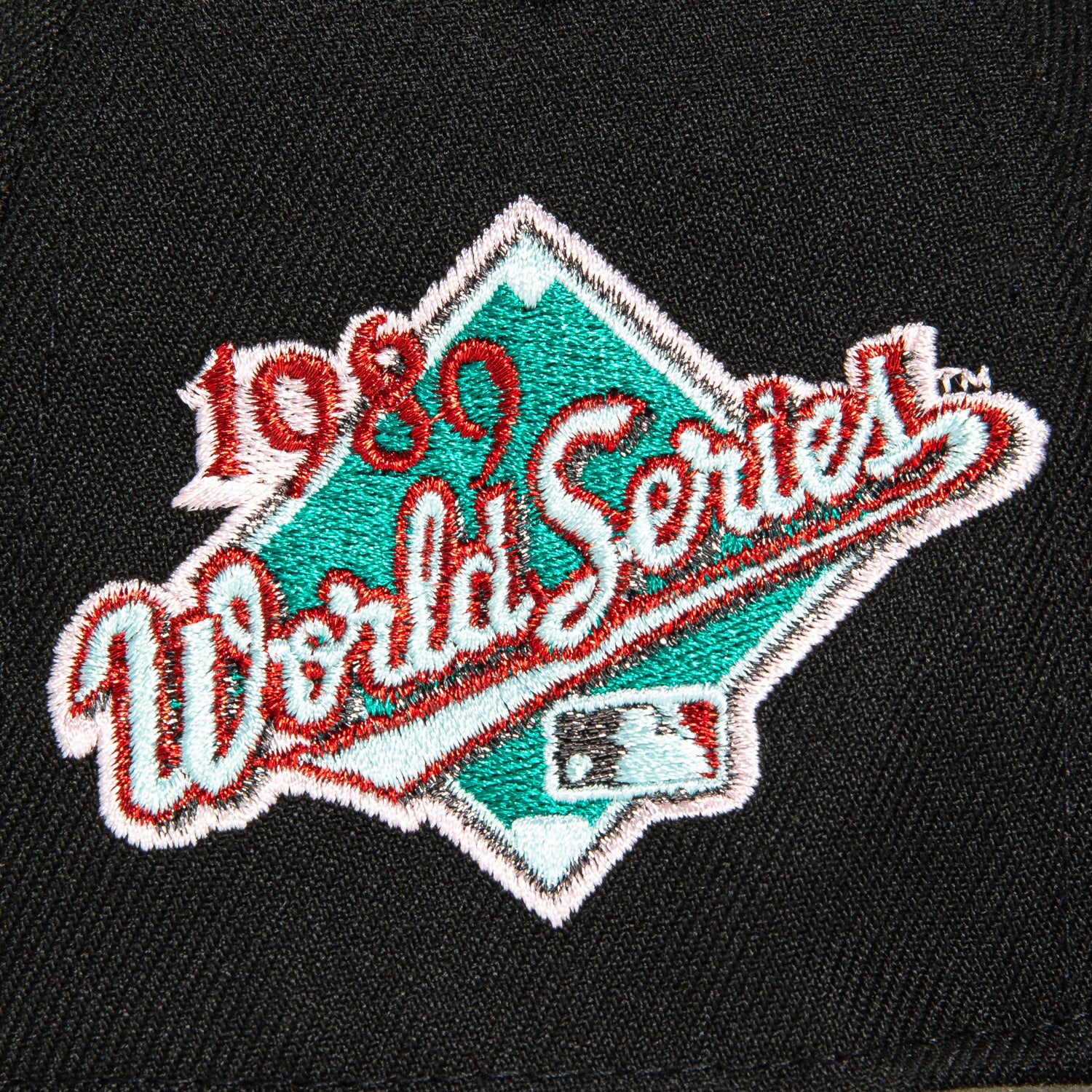New Era 59Fifty San Francisco Giants 1989 World Series Patch Word Hat - Black, Olive, Orange - Image 5